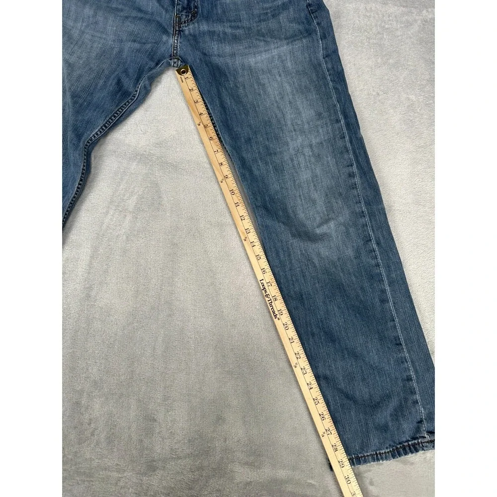 Levi's 505 Jeans Men 36x32 Regular Fit Straight Leg Medium Wash Casual Denim